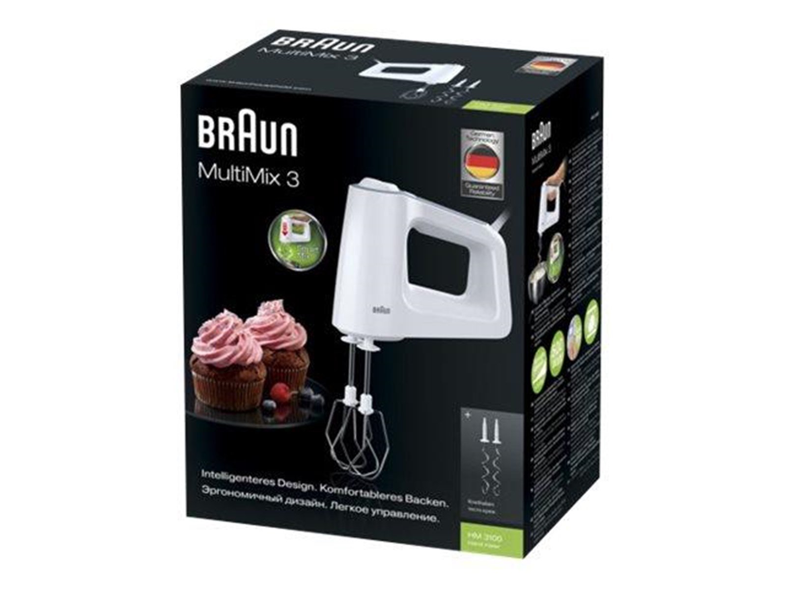 Braun Handmixer MultiMix 3 HM 3100 WH - 500 W Braun Handmixer MultiMix 3 HM 3100 WH - 500 W